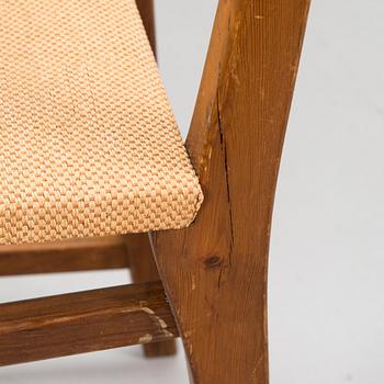 Aino Aalto, Four 1940's '1061D' chairs for O.Y. Huonekalu-ja Rakennustyötehdas A.B.