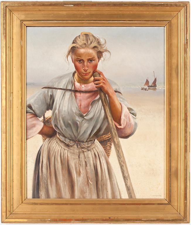 August Hagborg, French fishergirl.