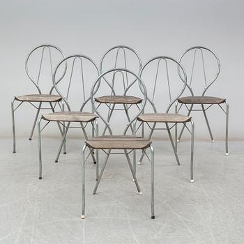 A set of six 'Pia' chairs by Tore Ahlsén for Gärsnäs.