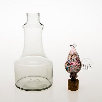 KAJ FRANCK, A decanter signed K. Franck, Nuutajärvi Notsjö -63.