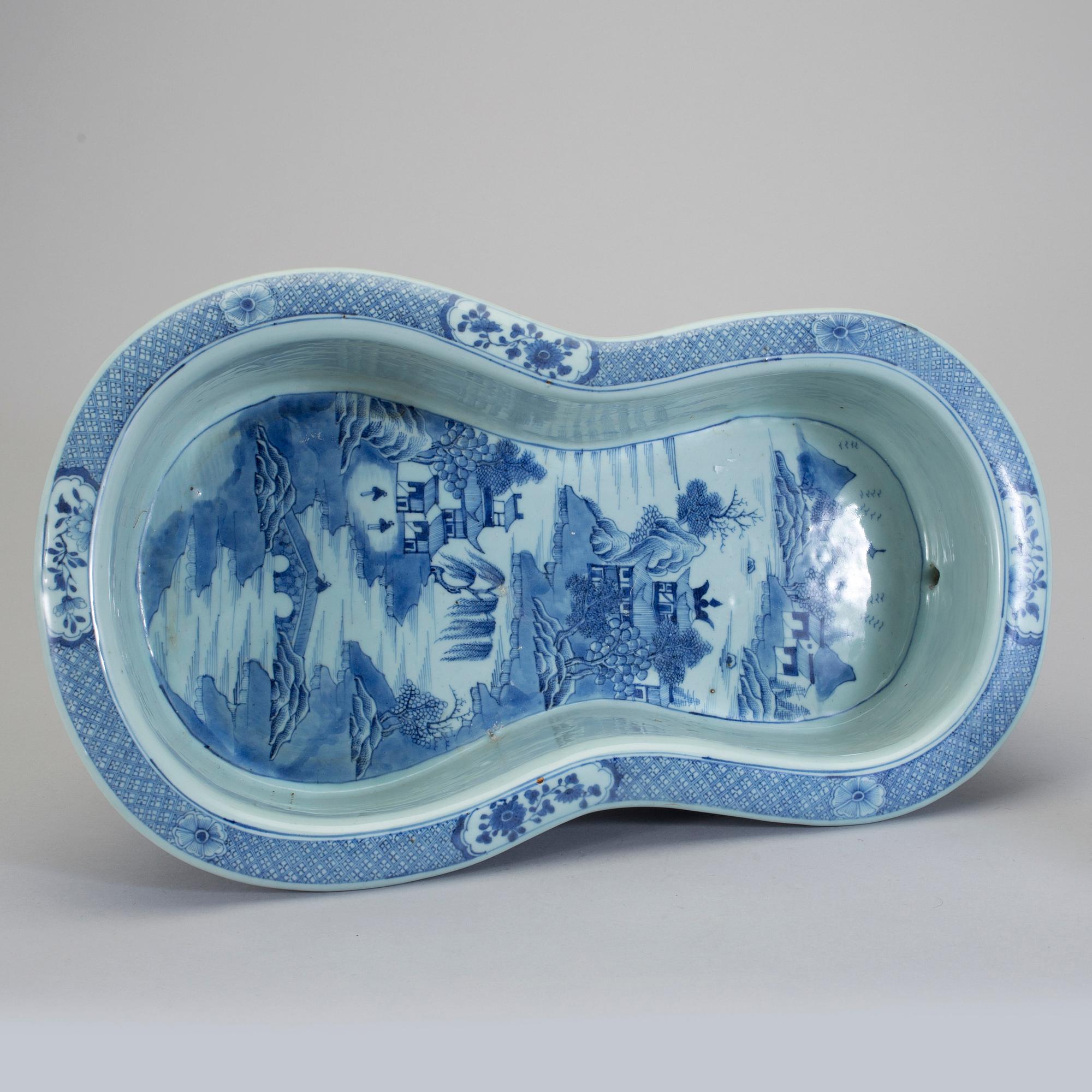 BIDÉ, kompaniporslin, Kina, Qingdynastin, Qianlong (1736-95).