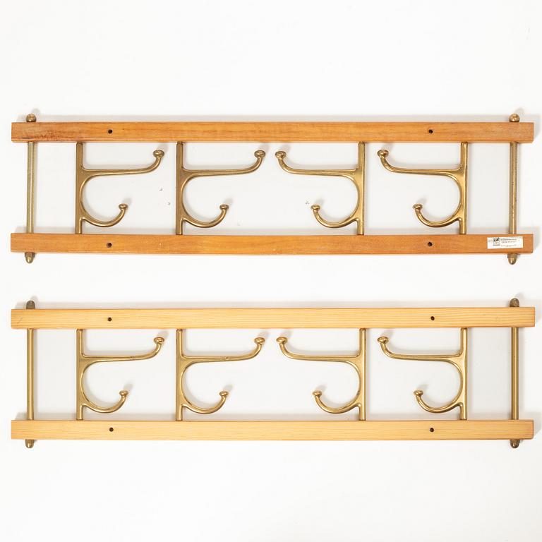 Two 'Dekorativ' clothes hangers, Skoglunds metallgjuteri, Anderstorp, 1950s/60s.
