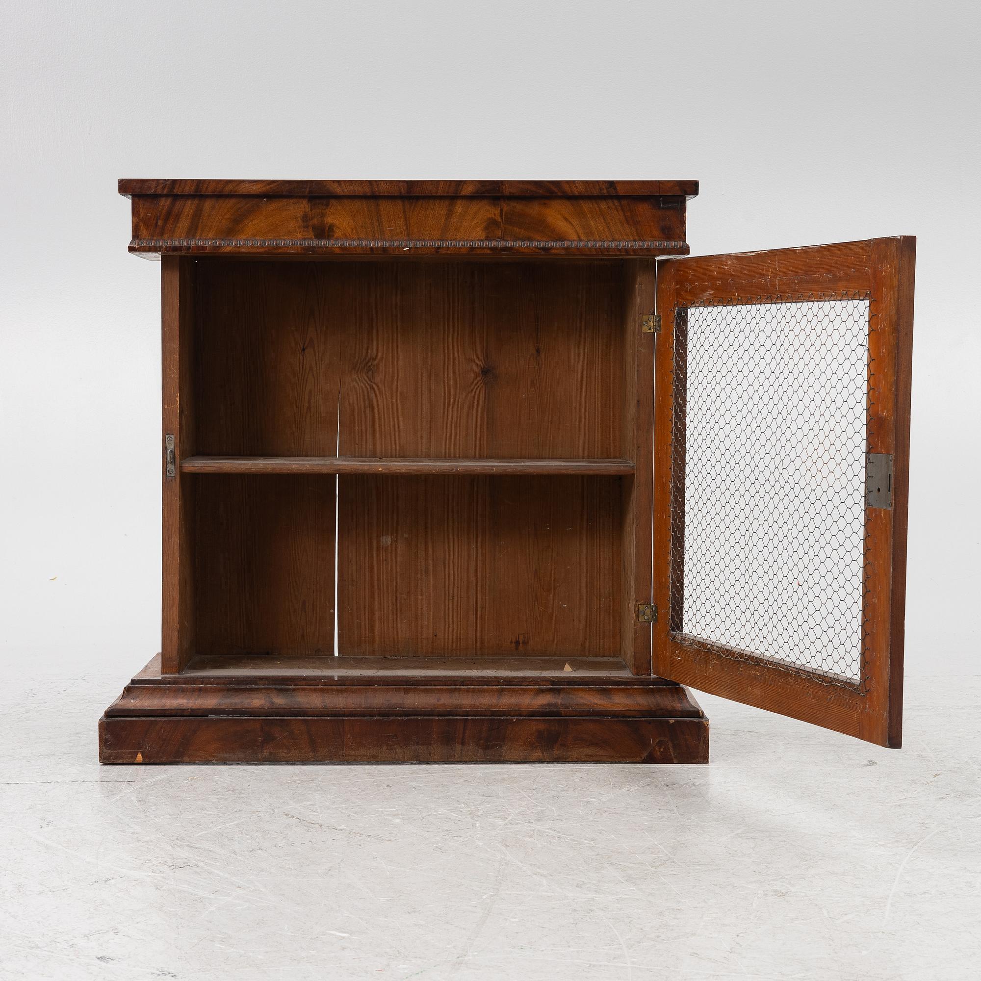 A mahogany Empire bibliotheque, Sweden, ca 1830.