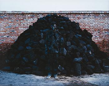 Liu Bolin, "Hiding in the City #95", 2010.