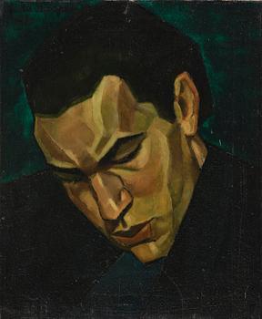 229. Gösta Sjögren (1800/1900-tal), Porträtt av en ung man.