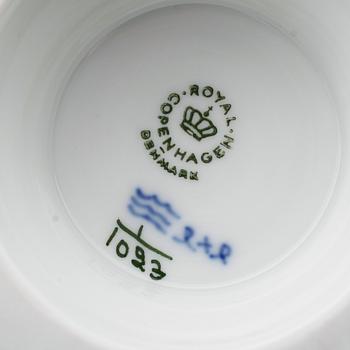 SERVISPORSLIN, 6 delar, musselmalet, Royal Copenhagen.