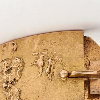 Björn Weckström, A one-of-a-kind 14K gold bracelet "Relief ". Lapponia 1965. Signed BW 65.