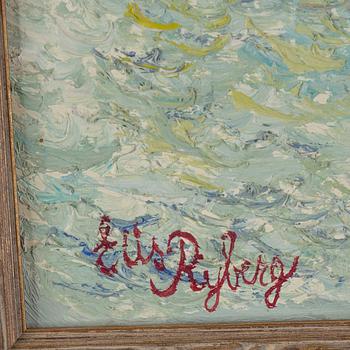 ELIS RYBERG, oil on panel, signed.