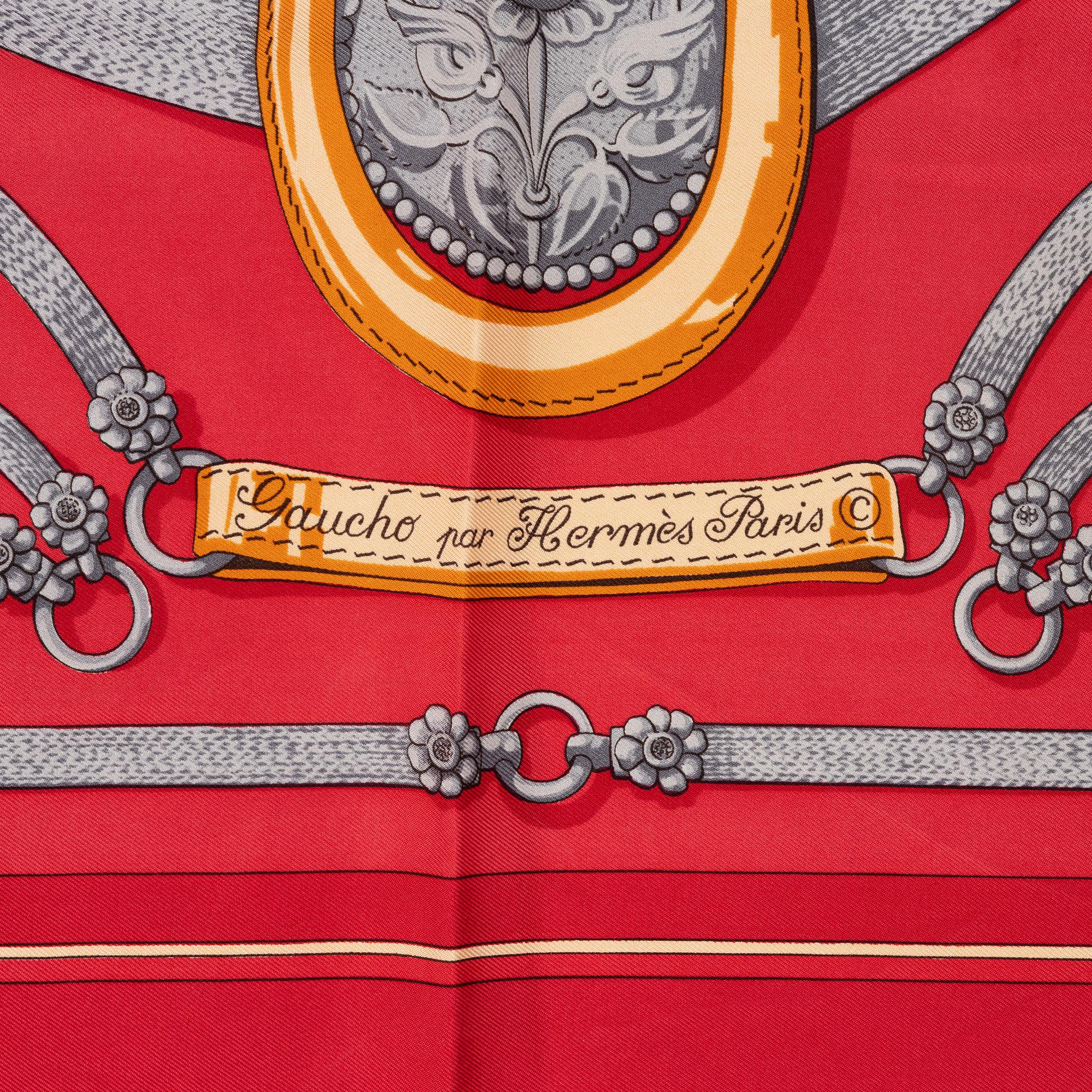 Hermès, scarf, "Gaucho par Hermès".