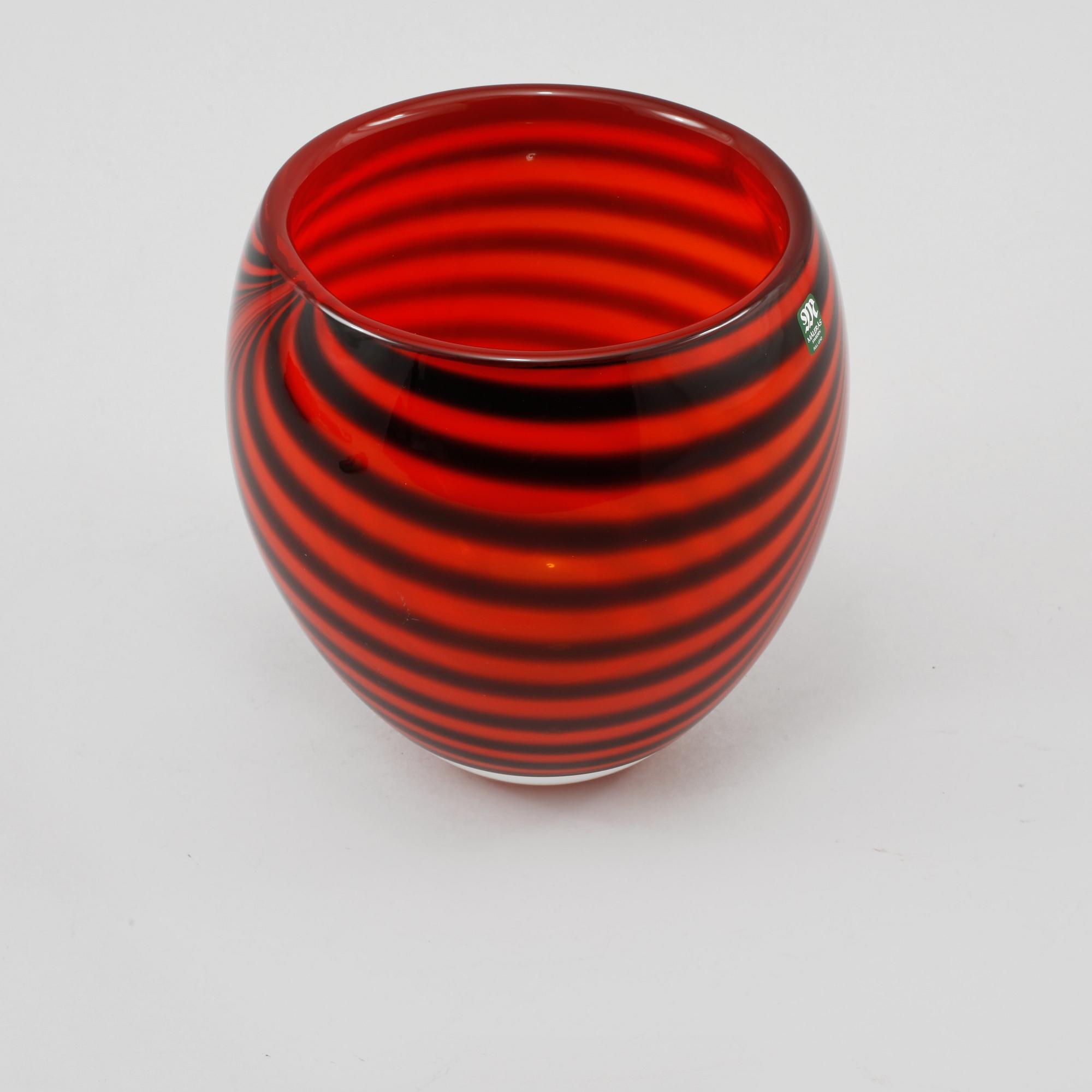 VAS, glas, Målerås glasbruk, sent 1900-tal.