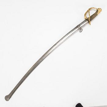 A French cavalry sabre model 1822.