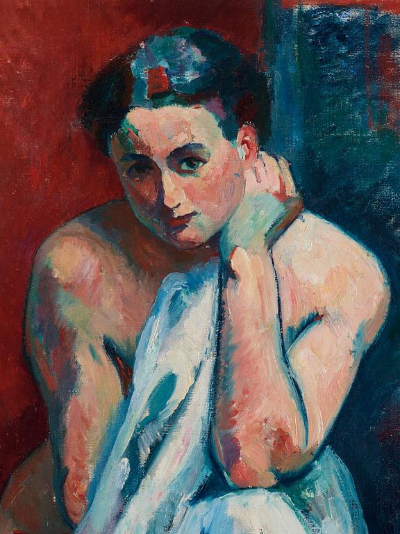 Henri Manguin, Portrait of the artist's wife Jeanne.