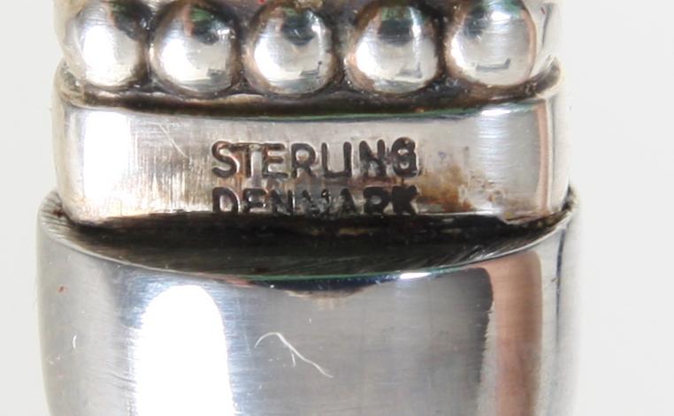 NÖTKNÄCKARE, silver. Sterling, Georg Jensen "Konge". Ca 120 gram.