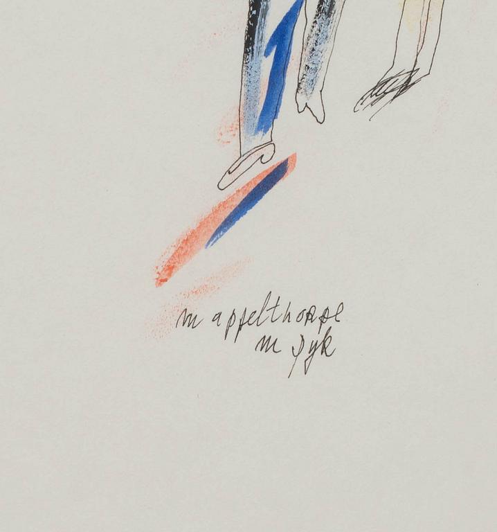 MADELEINE PYK, blandteknik, signerad.