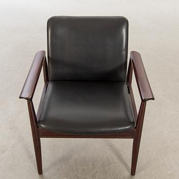 Finn Juhl, karmstol "Diplomat", France & Son, Danmark. Formgiven 1961.