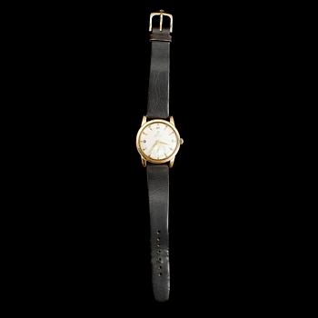ARMBANDSUR, guld på stål, Omega Seamaster Automatic, 1900-talets mitt.