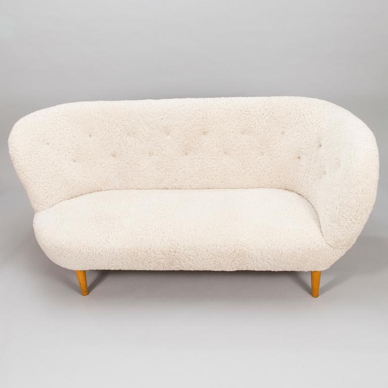 MAIJA-LIISA KOMULAINEN, a 1950's sofa for Oy Uusi Koti- Nya Hemmet Ab.