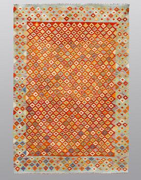 A carpet, kilim, ca 250 x 170 cm.