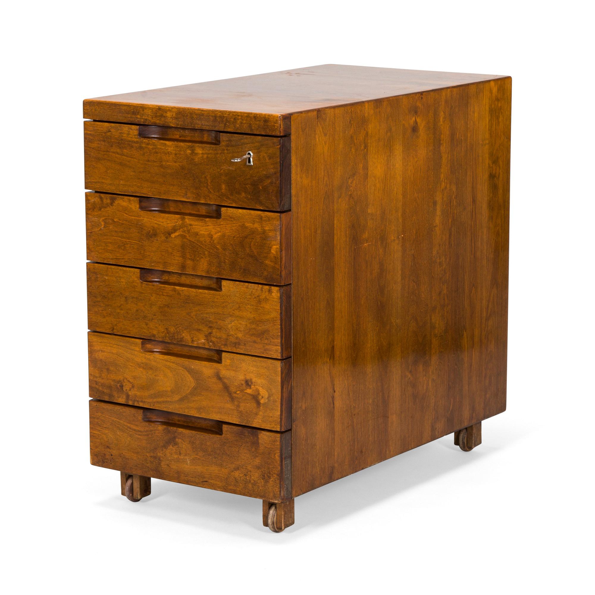 Aino Aalto, A 1940's 'B96' drawer unit for O.Y. Huonekalu- ja Rakennustyötehdas A.B. Finland.