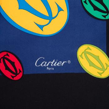 Cartier, scarf.