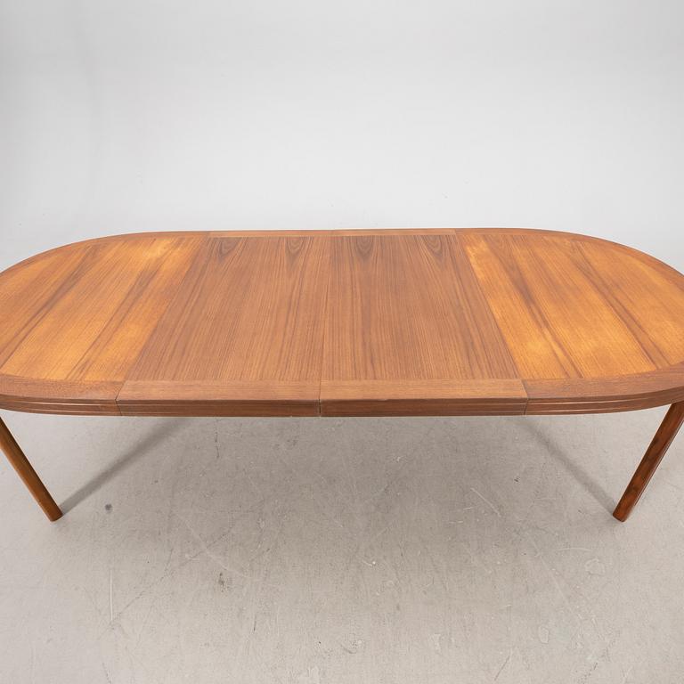 A 1960s walnut Skaraborgs möbelindustri dining table.