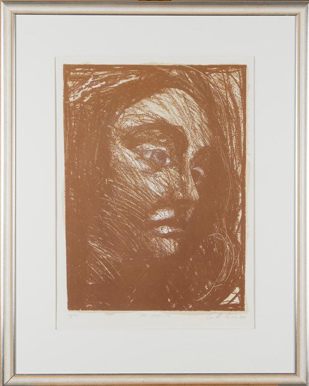 KUUTTI LAVONEN, litografi, signerad och daterad 1987, numrerad 41/50.