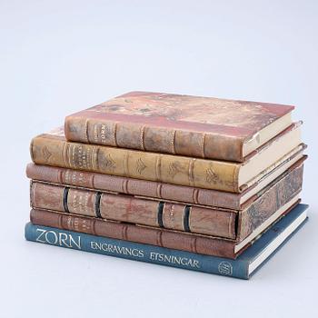 BÖCKER, 6 st, om Anders Zorn.