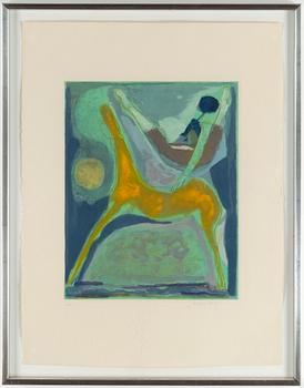 Marino Marini · MARINO MARINI, etsning, signerad prova d’artista (PA).