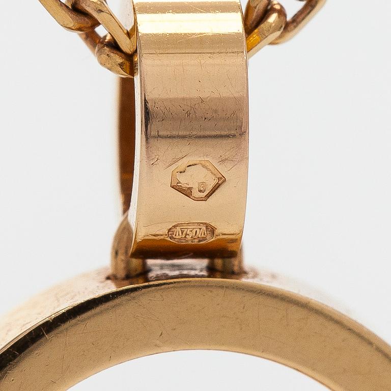 Chopard, kaulakoru riipuksella "Happy Bubbles", 18K kultaa ja timantteja.