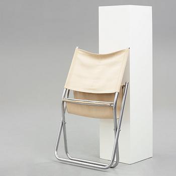 HANS J WEGNER, a folding chair, prototype for Johannes Hansen, Denmark 1960's.