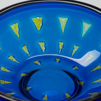 Sven Palmqvist, a 'Ravenna' glass bowl, Orrefors.
