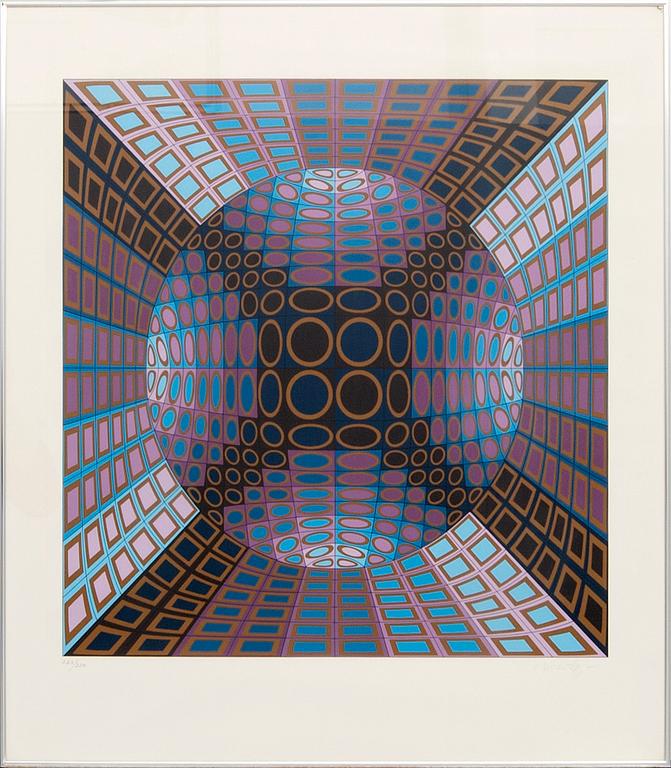 Victor Vasarely, Optical Composition.