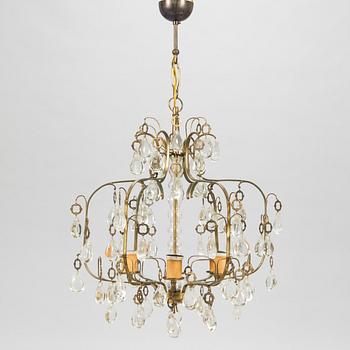 Paavo Tynell, a mid-20th century '1487/6' chandelier for Taito.