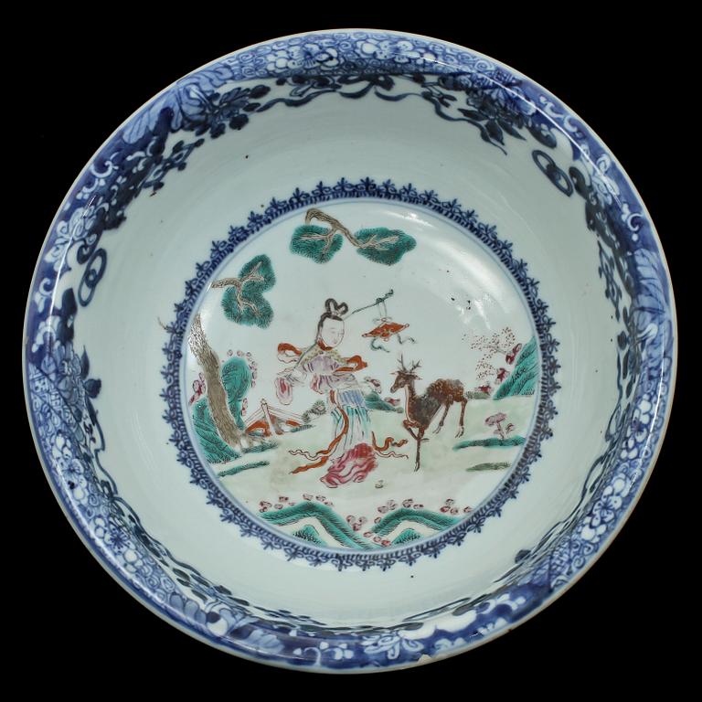 SKÅL, porslin, Kina, Qing dynastin, Qianlong, 1736-1795.