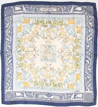 Hermès, scarf, "Early America".
