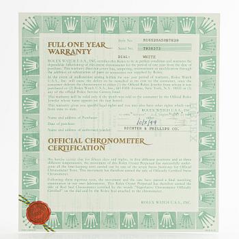 Rolex, Cosmograph, Daytona, "Rolex CPO", ca 1997.