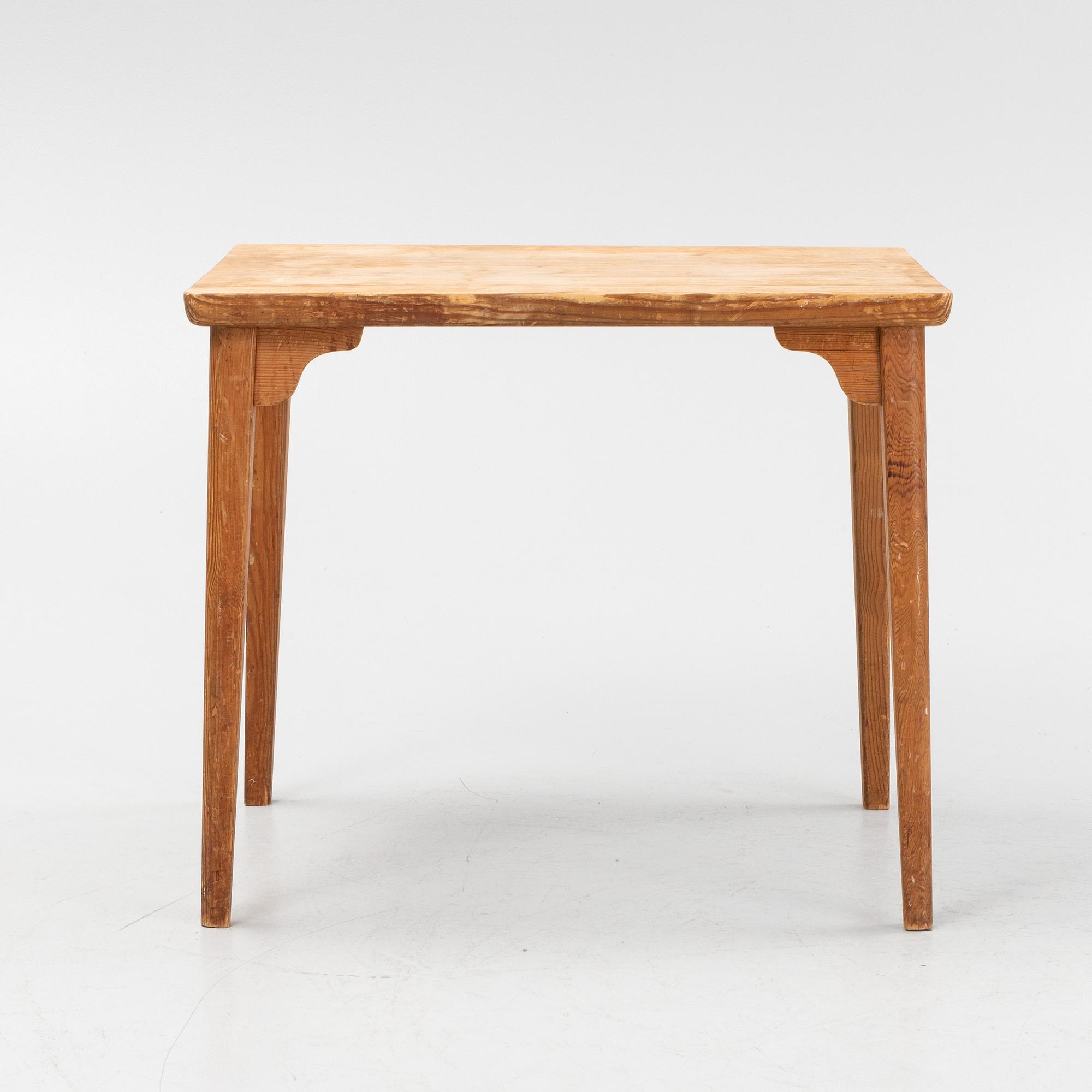 A pine table, Nordiska Kompaniet, 1940's.