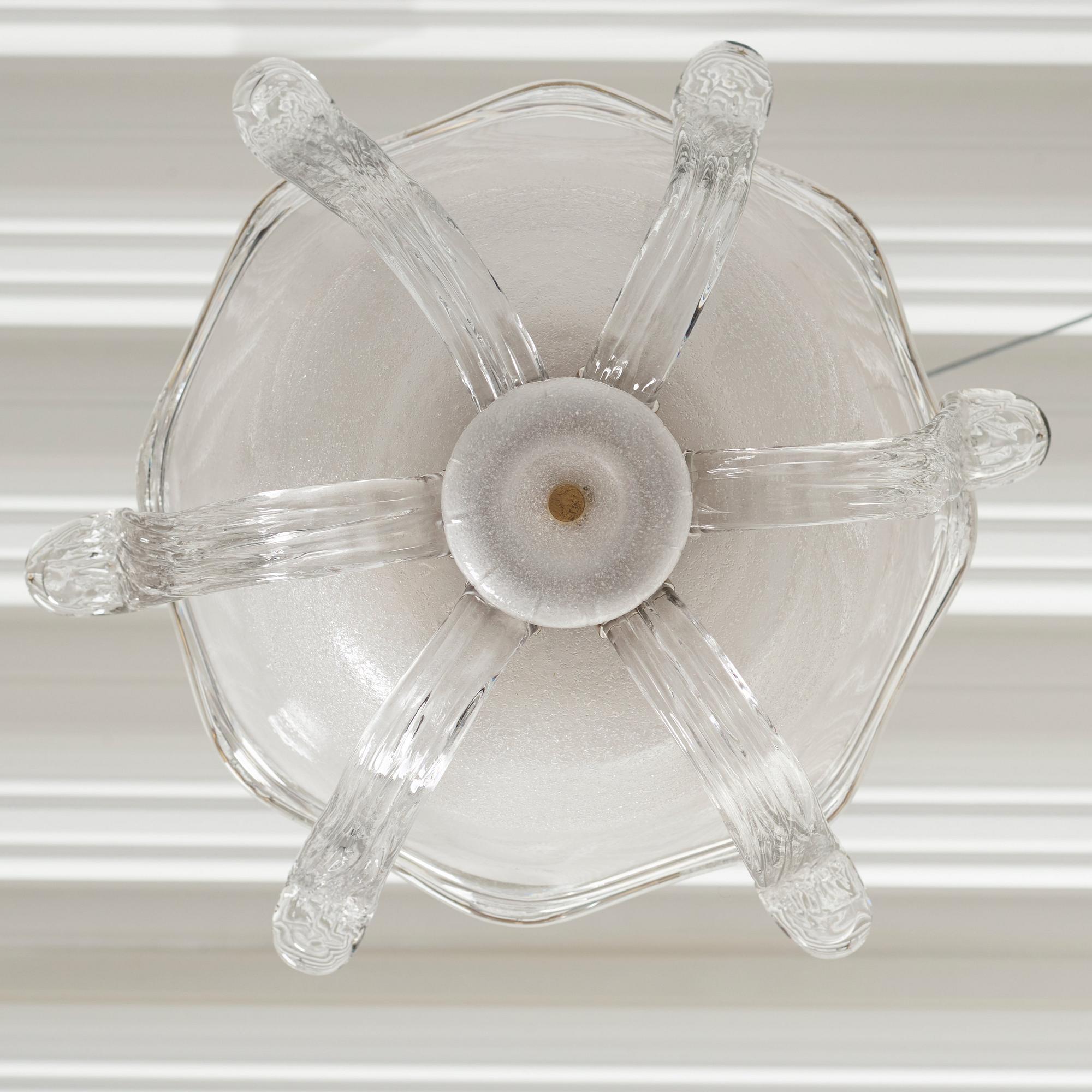 Harald Notini, taklampa, modell "11372", Arvid Böhlmarks Lampfabrik, 1940-tal.