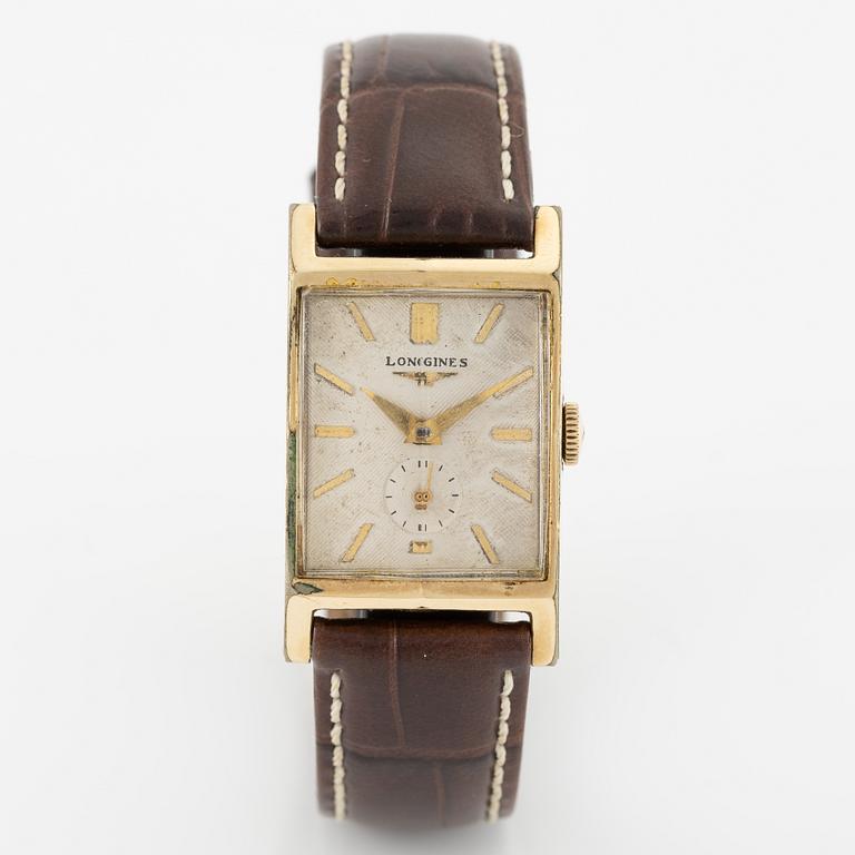 Longines/Wittnauer, wristwatch, 22.5 x 28.5 (37.5) mm.