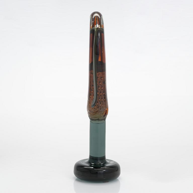 Oiva Toikka, glasskulptur, "Lollipop", signerad Oiva Toikka, Nuutajärvi 2008, 84/100.