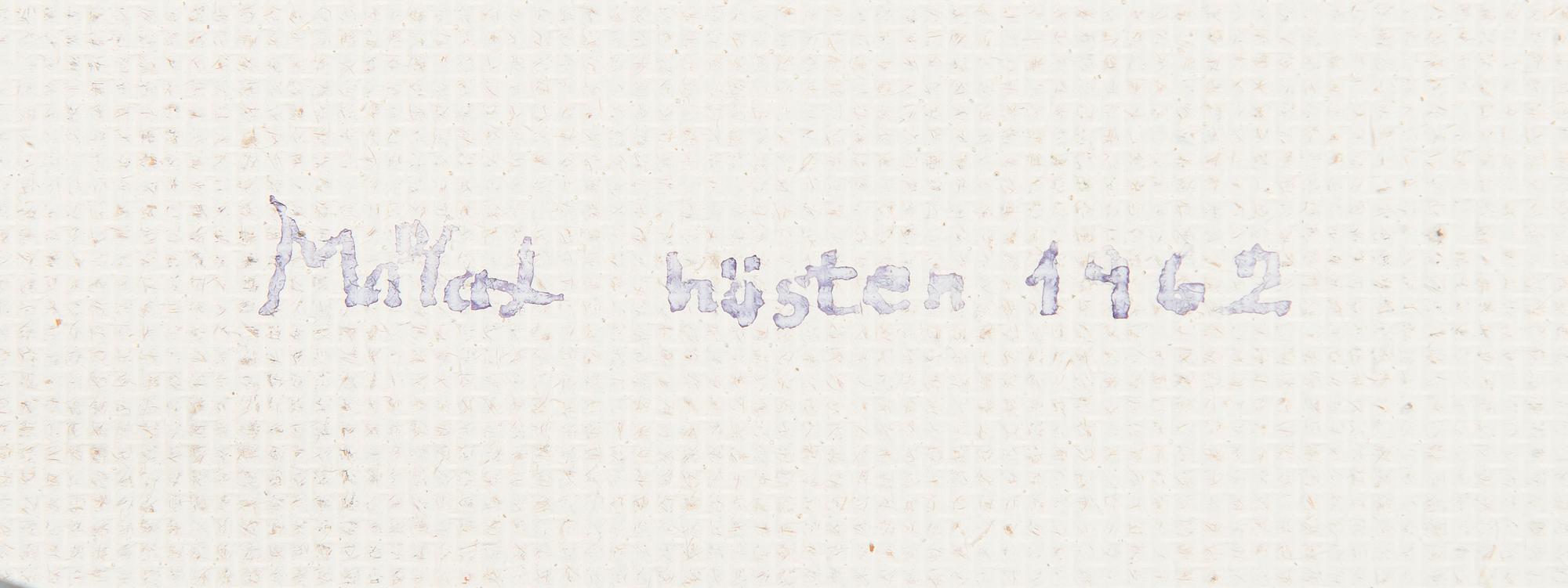 Helge Dahlman, Aamiaispöydässä.