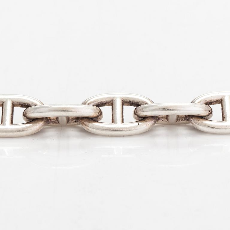 Hermès, A sterling silver bracelet. Marked Hermès.