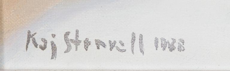 Kaj Stenvall, öljy kankaalle, signeerattu ja päivätty 1988.