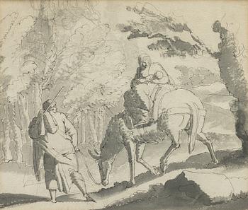 Louis Masreliez, attributed to, The Flight into Egypt.