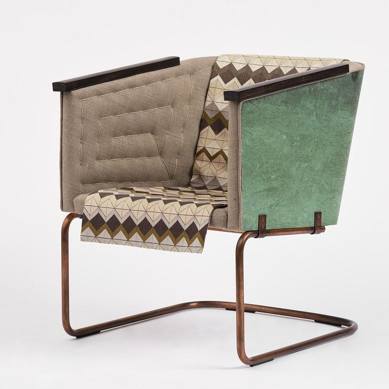 Mats Theselius, fåtölj, "Hommage à Sigurd Lewerentz", ed. 123/123, Källemo, Värnamo, efter 2012.