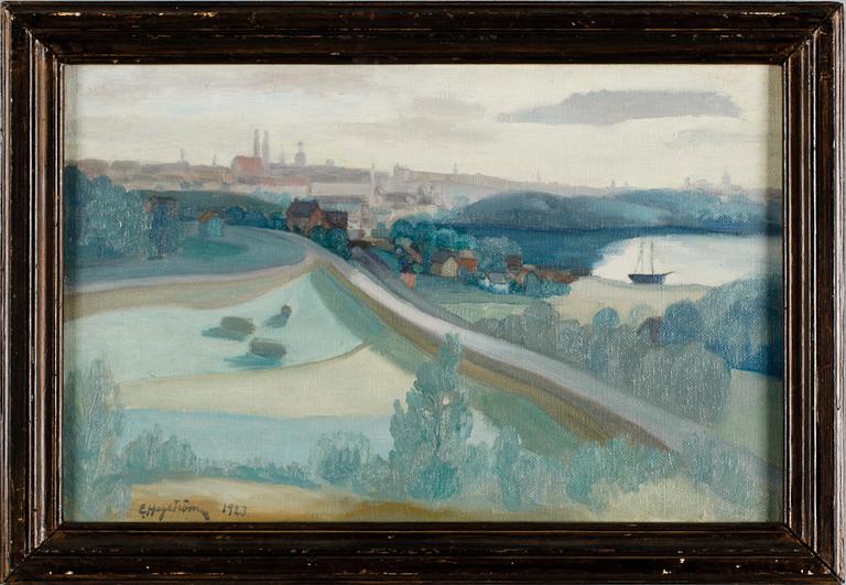 EMIL HAGSTRÖM, olja på duk, signerad och daterad 1923.