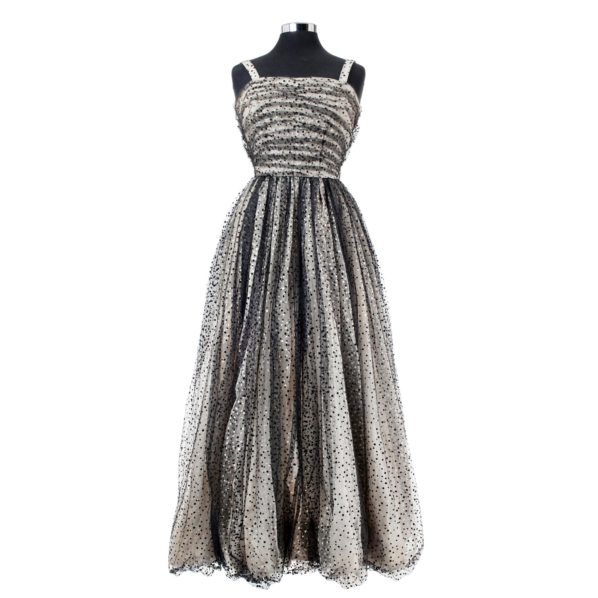 BALENCIAGA, a gown, 1960's.