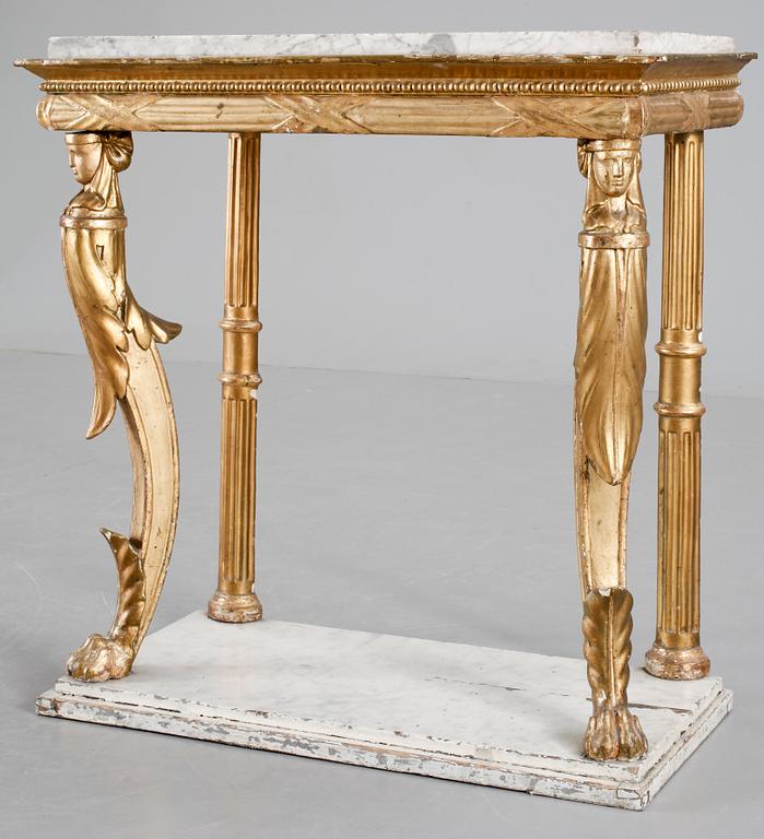 KONSOLBORD, senempire, 1800-talets första hälft.