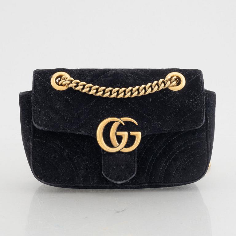 Gucci, bag, "Marmont Mini Velvet Bag".