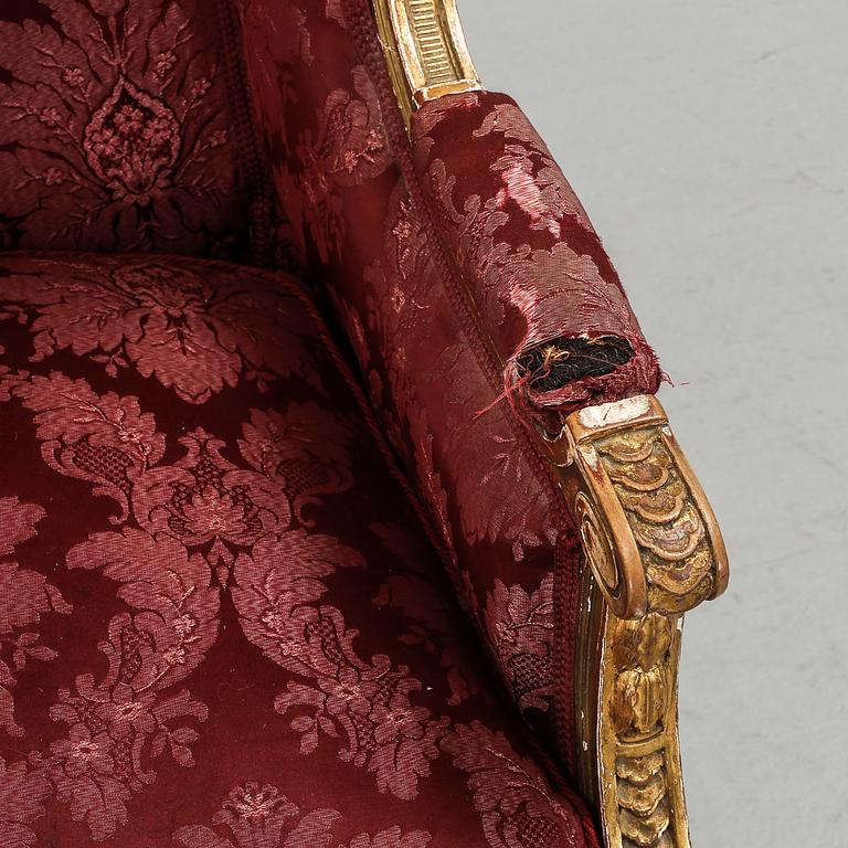 BERGERE, Louis XVI-stil, 1800-tal.